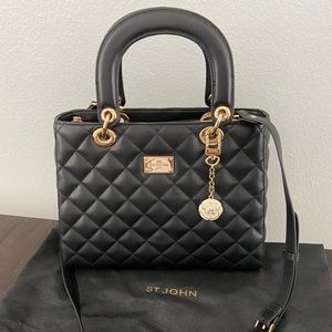 St. John quilted leather bag